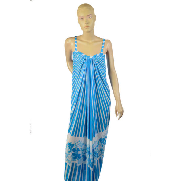 Vintage maxi dress / lange zomerjurk maat S