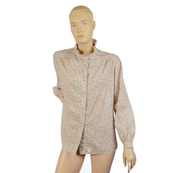 Vintage blouse met bloemetjes / floral maat L