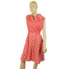 Rood jaren 70 vintage jurkje maat M / L