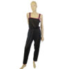 Zwarte vintage jumpsuit maat S