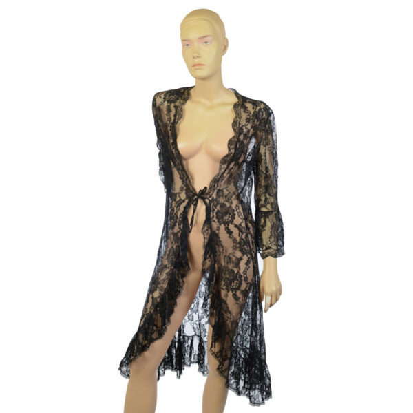 Vintage kimono van kant M