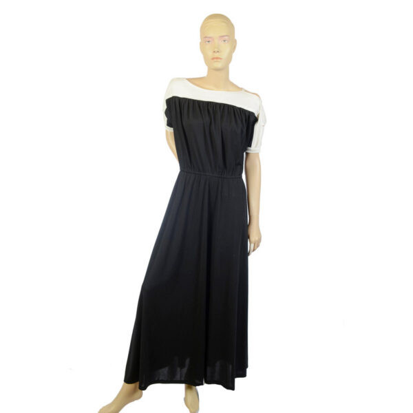 Vintage maxi dress / lange jaren 70 jurk maat 38 S