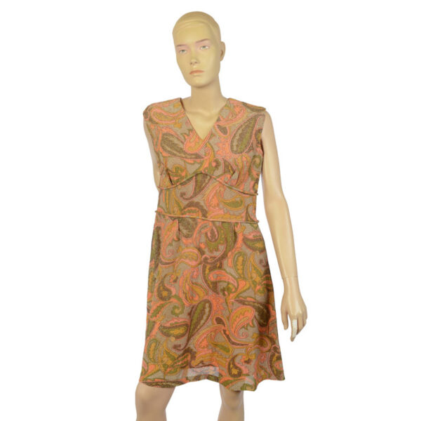 Jaren 60 vintage jurkje met glitter maat M - L
