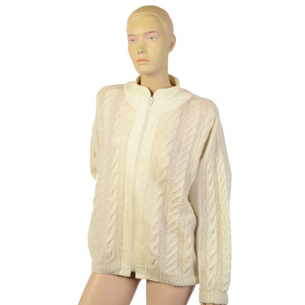 Vintage vest met rits maat L