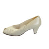 Jaren 80 vintage peeptoe pumps maat 34