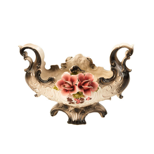 Bassano Italy boho vintage bloempot van porselein