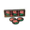 Vintage jaren 50 onderzetters met rozen