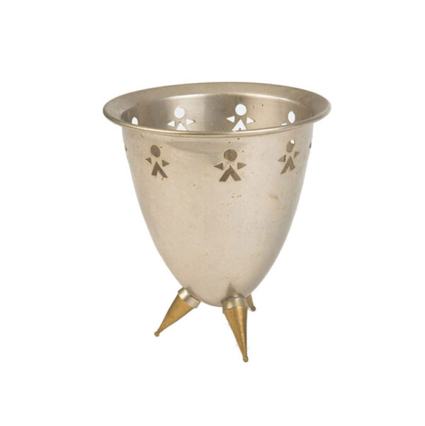 Stoere jaren 60 vintage bloempot op pootjes