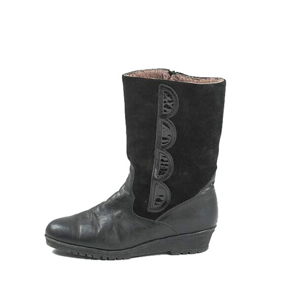 Zwarte vintage lammy boots maat 42 - 42,5