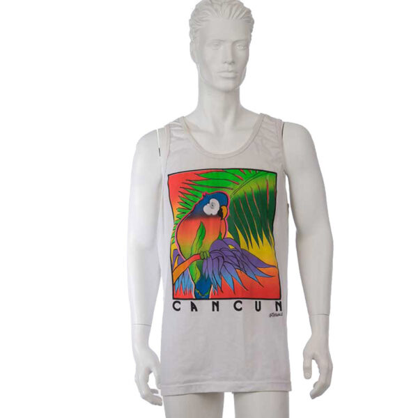 Tropisch jaren 80 vintage heren hemd maat XL
