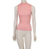 Lichtroze vintage top met turtleneck S