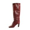 Pollini bordeauxrode vintage laarzen maat 37,5 / 38