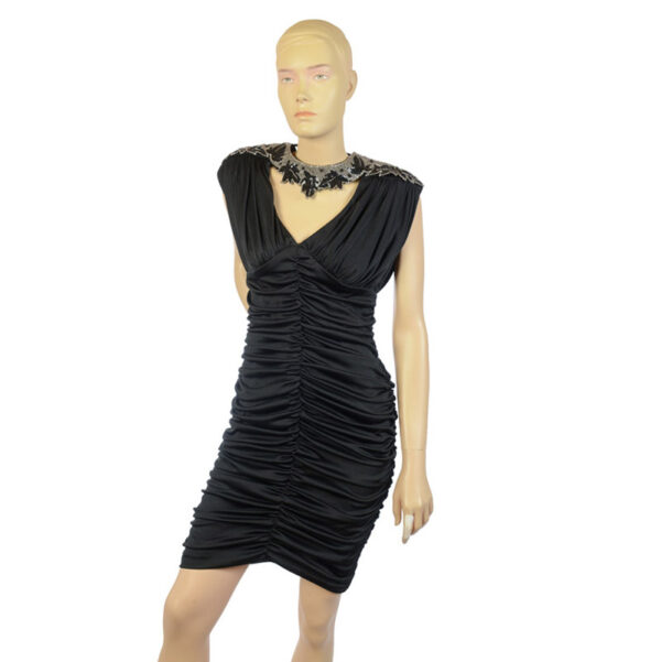 Jaren 80 vintage cocktailjurk maat S