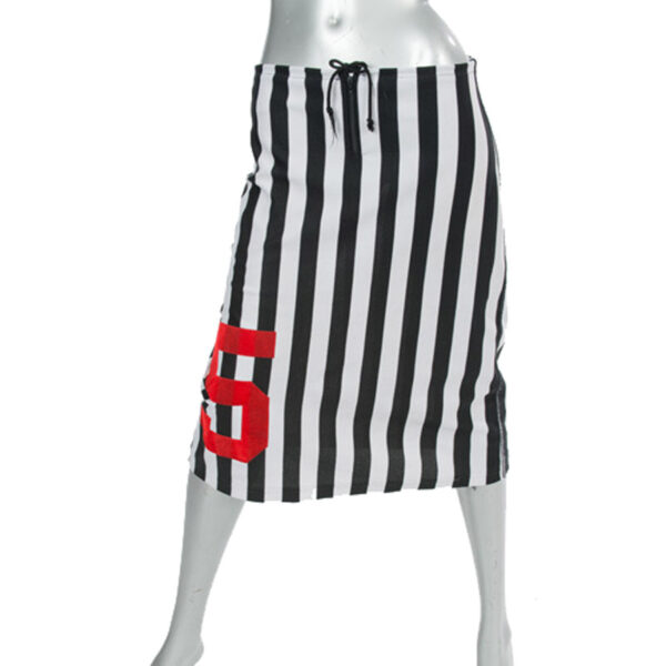 Sporty retro rokje zwart wit maat S 38