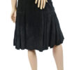 Zwarte suede vintage rok Milestone maat 40 M - Afbeelding 5