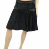 Zwarte suede vintage rok Milestone maat 40 M - Afbeelding 6