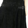 Zwarte suede vintage rok Milestone maat 40 M - Afbeelding 3