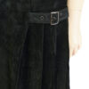 Zwarte suede vintage rok Milestone maat 40 M - Afbeelding 2