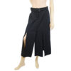 Zwarte vintage maxi rok maat M (42)