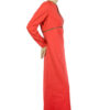 Rode jaren 70 vintage kaftan jurk M - Afbeelding 3