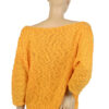 Gele gebreide vintage jaren 80 trui maat M - Afbeelding 6