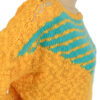 Gele gebreide vintage jaren 80 trui maat M - Afbeelding 5