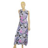 Jaren 70 vintage floral hippie maxi dress maat XS / S 34 - 36