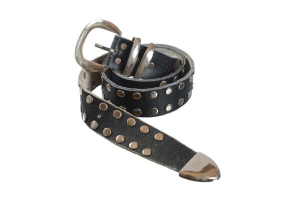 Vintage jaren 80 riem met studs - Afbeelding 2