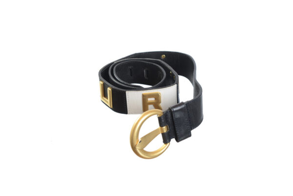 Leren vintage riem van Laurèl - Afbeelding 3
