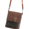 Leren jaren 70 vintage schoudertasje - Afbeelding 3