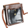 Leren jaren 70 vintage schoudertasje - Afbeelding 5