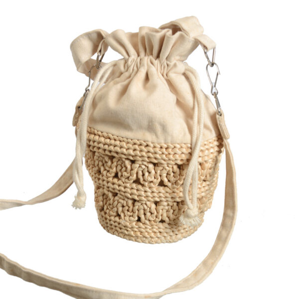 Vintage tasje riet