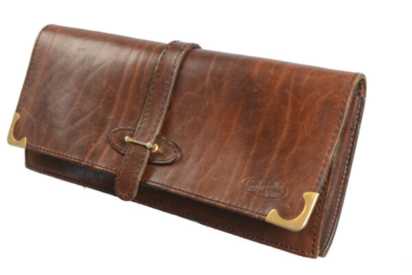Stevige jaren 70 vintage clutch - Afbeelding 2
