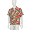 Vintage / retro overhemd met bloemen maat M / L