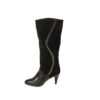 Zwarte jaren 80 vintage slouch laarzen maat 39