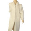Lange fake fur 80s vintage bontjas / jas maat 38 - Afbeelding 2