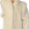 Lange fake fur 80s vintage bontjas / jas maat 38 - Afbeelding 3
