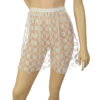 Wit vintage floral schortje