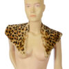 Panterprint vintage stola van vacht