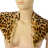 Panterprint vintage stola van vacht - Afbeelding 3