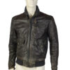 Zwart vintage leren jack Arma maat 48 - Afbeelding 3