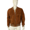 Suede vintage bomberjack maat M / L