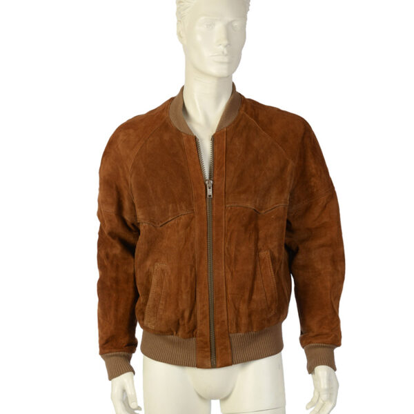 Suede vintage bomberjack maat M / L