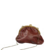 Bruin vintage tasje met knipsluiting - Afbeelding 3
