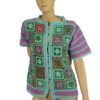 Gehaakt 70's floral vintage vestje maat M - Afbeelding 6