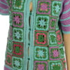 Gehaakt 70's floral vintage vestje maat M - Afbeelding 3