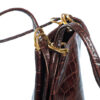 Vintage handtas met snake pattern - Afbeelding 4