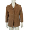 Suede 70's vintage jasje heren maat S / M - Afbeelding 2
