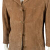 Suede 70's vintage jasje heren maat S / M - Afbeelding 3