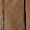 Suede 70's vintage jasje heren maat S / M - Afbeelding 4